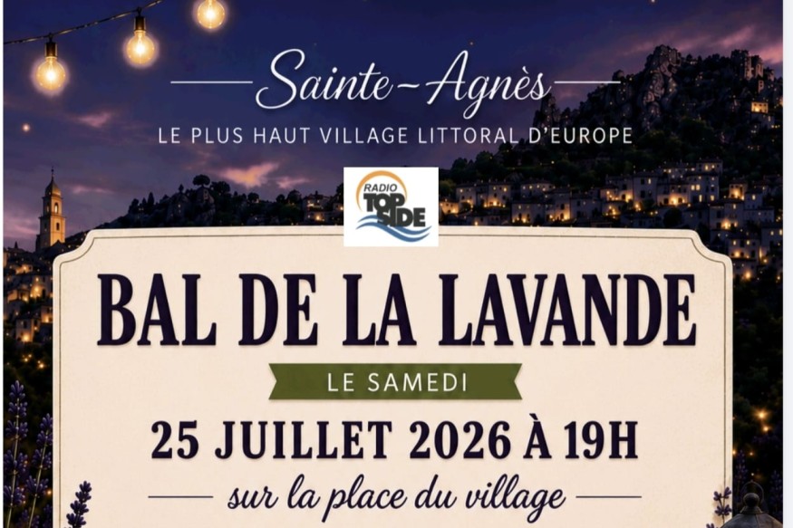 Samedi 25 juillet : Bal de la Lavande Soirée Soupe au Pistou au cœur de Saint-Agnès