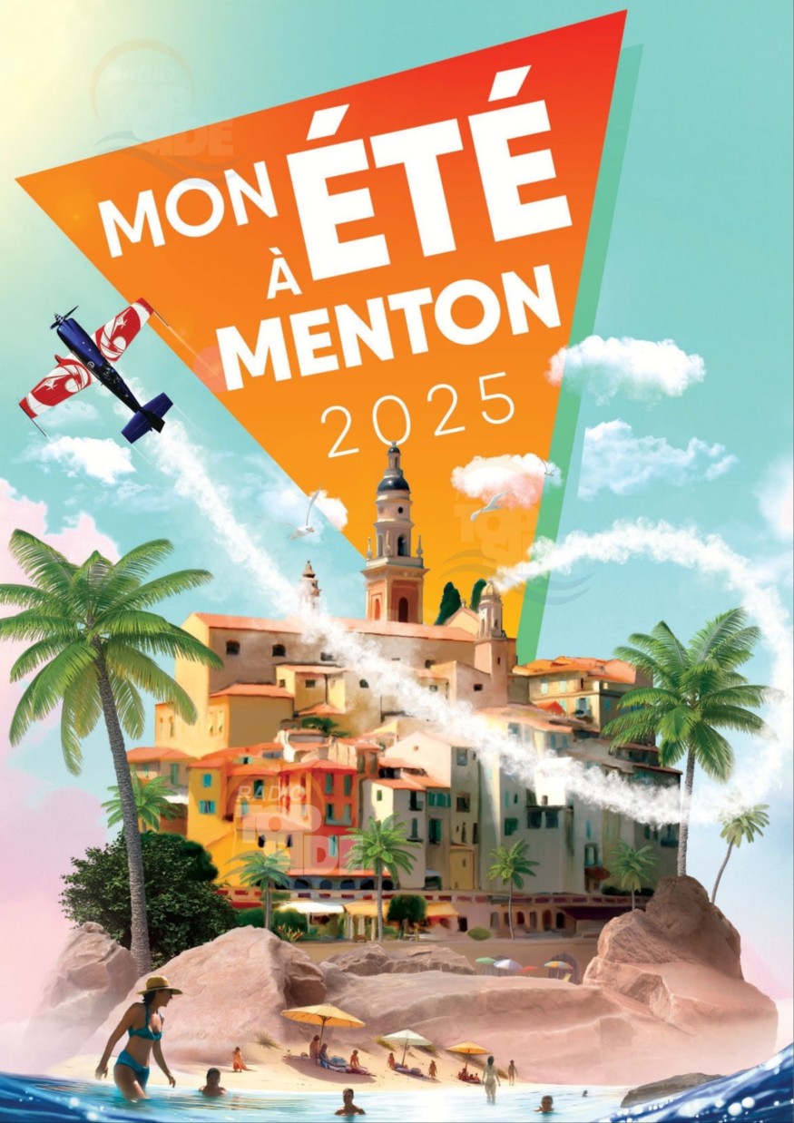 Mon été à Menton programme des animations - Radio Top Side