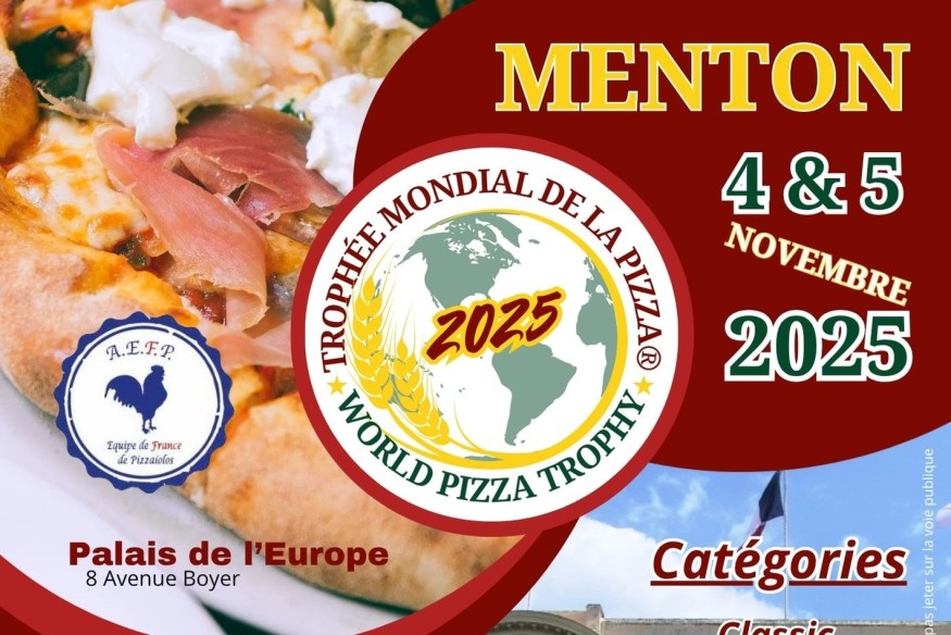 2-ème Trophée Mondial de la Pizza à Menton les 4 et 5 novembre 2025