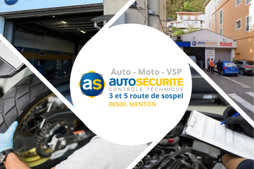AS Autosécurité Contrôle Technique à Menton, Roquebrune Cap Martin, Fontan