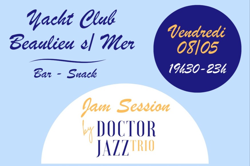Beaulieu sur mer : soirée jazz live vendredi 8 mai au Yacht Club